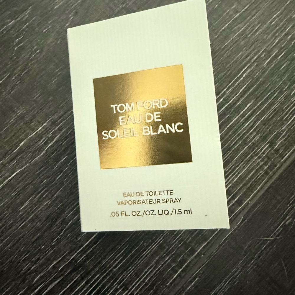 Tom Ford Eau de Soleil Blanc 1.5ml Sample Spray NIB NWT Travel Luxury